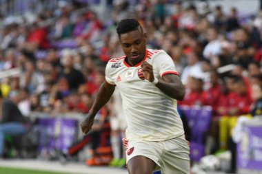 Flamengo Eintracht Frankfurt 'a karşı 12 Ocak 2019 Cumartesi günü Orlando City Stadyumu' nda. 