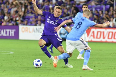 Orlando City 26 Temmuz 2018 'de Florida Exploria Stadyumu' nda NYC FC 'ye ev sahipliği yaptı. Fotoğraf: Marty Jean-Louis