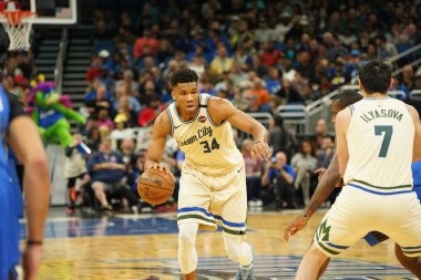 Orlando Magic, 8 Şubat 2020 tarihinde Orlando Florida 'daki Amway' de Milwaukee Bucks 'a ev sahipliği yaptı..  
