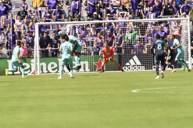 Orlando City SC 20 Nisan 2019 'da Orlando City Stadyumu' nda Vancouver Whitecaps 'a ev sahipliği yapıyor..  