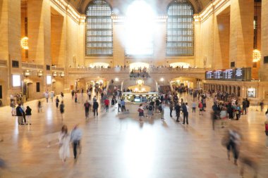 New York 'un ünlü merkez istasyonu manzarası