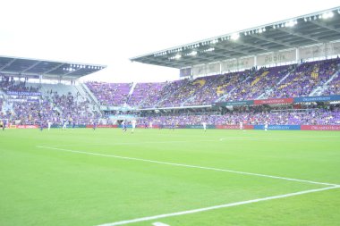 Orlando City, 31 Mart 2018 'de Orlando Florida' daki Exploria Stadyumu 'nda New York Red Bulls' a ev sahipliği yaptı.. 