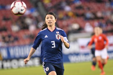 Japonya, İngiltere 'ye karşı Raymond James Stadyumu' nda 5 Mart 2019 'da Tampa Florida' da.  