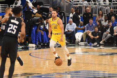 Orlando Magic, 28 Şubat 2019 Perşembe günü Orlando Florida 'daki Amway Center' da Golden State Warriors 'a ev sahipliği yaptı. 