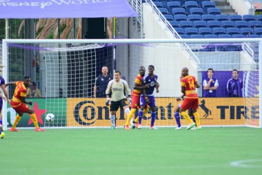Orlando City SC, 29 Haziran 2016 'da Orlando Florida' daki Kamp Dünyası Stadyumu 'nda Fort Lauderdale Strikers' a ev sahipliği yaptı..