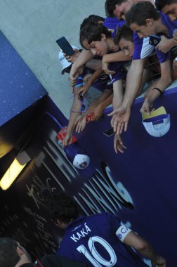 Orlando City 29 Nisan 2017 'de Orlando, Florida' daki Orlando City Stadyumu 'nda Colorado Rapids' e ev sahipliği yaptı.)