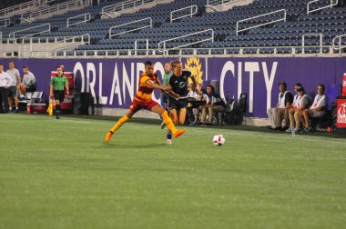 Orlando City SC, 29 Haziran 2016 'da Orlando Florida' daki Kamp Dünyası Stadyumu 'nda Fort Lauderdale Strikers' a ev sahipliği yaptı..