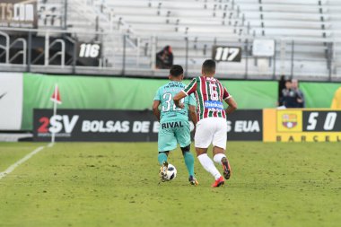 Fluminense, Florida Kupası 'nda 15 Ocak 2018' de Orlando Florida 'da oynanan Spektrum Stadyumu' nda Barcelona SC 'ye karşı..