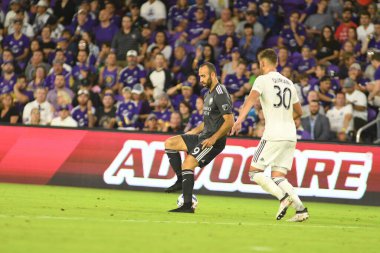 Orlando City 21 Nisan 2018 'de Orlando Florida' daki Exploria Stadyumu 'nda San Jose depremlerine ev sahipliği yaptı..  