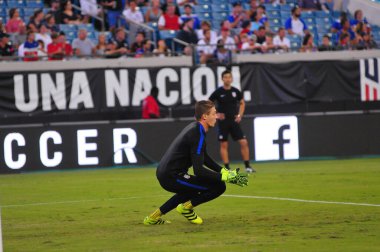ABD Futbol Takımı 6 Eylül 2016 'da Jacksonville Florida EverBank Field' da Trinidad & Tobago 'ya ev sahipliği yaptı..
