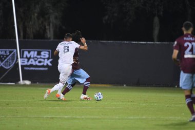 Real Salt Lake, 12 Temmuz 2020 'de Orlando Florida' da düzenlenen MLS Sırt Turnuvası sırasında Colorado Rapids ile karşı karşıya. 