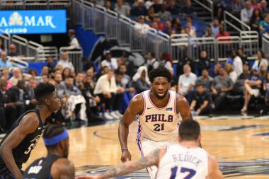 Orlando Magic, Philadelphia 76ers 'ı 14 Kasım 2018' de Orlando Florida 'daki Amway Center' da ağırlıyor..