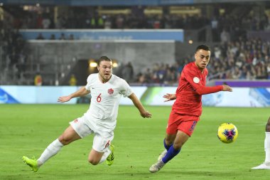 Amerikan Futbol Takımı 15 Kasım 2019 Cuma günü Orlando Florida 'daki Exploria Stadyumu' nda oynanan Concacaf Uluslar Ligi karşılaşmasında Kanada 'ya ev sahipliği yapmaktadır.
