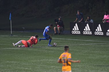 Atlanta United sunucusu Tigres & MLS Homegrown takımları 31 Temmuz 2018 'de Atlanta, Georgia' da düzenlenen MLS All Star haftasında.