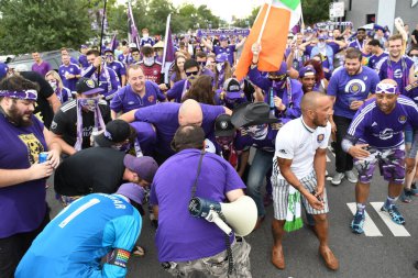 Orlando City 26 Temmuz 2018 'de Florida Exploria Stadyumu' nda NYC FC 'ye ev sahipliği yaptı. Fotoğraf: Marty Jean-Louis