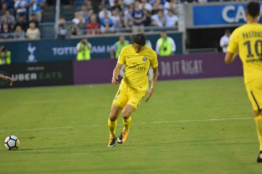 Paris Saint-Germain, Tottenham Hotspur 'a karşı 22 Temmuz 2017' de Orlando Florida 'daki Citrus Bowl' da.  