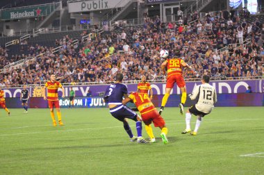 Orlando City SC, 29 Haziran 2016 'da Orlando Florida' daki Kamp Dünyası Stadyumu 'nda Fort Lauderdale Strikers' a ev sahipliği yaptı..