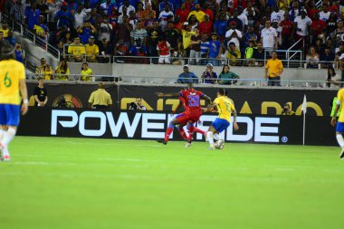 Brezilya, 8 Haziran 2016 tarihinde Orlando Florida 'daki Copa America Centenario' da Haiti ile karşılaştı..