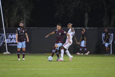 Real Salt Lake, 12 Temmuz 2020 'de Orlando Florida' da düzenlenen MLS Sırt Turnuvası sırasında Colorado Rapids ile karşı karşıya.