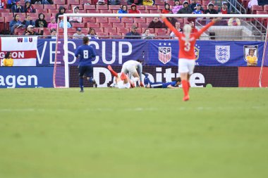 Japonya, İngiltere 'ye karşı Raymond James Stadyumu' nda 5 Mart 2019 'da Tampa Florida' da. 