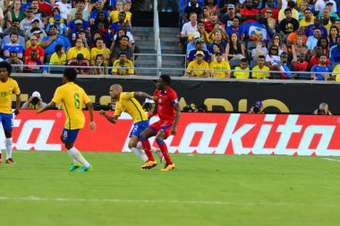 Brezilya, 8 Haziran 2016 tarihinde Orlando Florida 'daki Copa America Centenario' da Haiti ile karşılaştı..