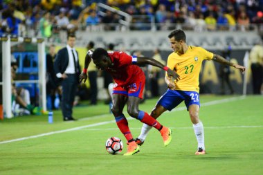 Brezilya, 8 Haziran 2016 tarihinde Orlando Florida 'daki Copa America Centenario' da Haiti ile karşılaştı..