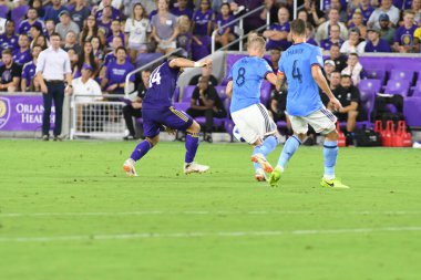 Orlando City 26 Temmuz 2018 'de Florida Exploria Stadyumu' nda NYC FC 'ye ev sahipliği yaptı. Fotoğraf: Marty Jean-Louis
