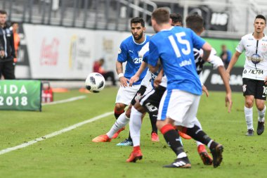 13 Ocak 2018 'de Orlando Florida' daki Spektrum Stadyumu 'nda düzenlenen Florida Kupası' nda Korucular Corinthianlara karşı..