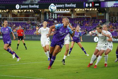 Foto Prides, 11 Mayıs 2019 Cumartesi günü Orlando City Stadyumu 'nda Portland Thorns FC' ye ev sahipliği yapıyor..