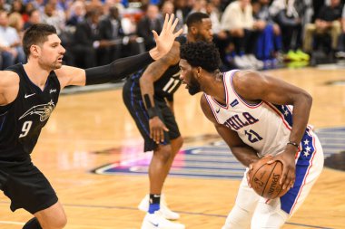 Orlando Magic, Philadelphia 76ers 'ı 14 Kasım 2018' de Orlando Florida 'daki Amway Center' da ağırlıyor..