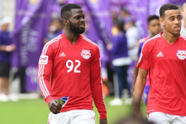 Orlando City, 31 Mart 2018 'de Orlando Florida' daki Exploria Stadyumu 'nda New York Red Bulls' a ev sahipliği yaptı..  