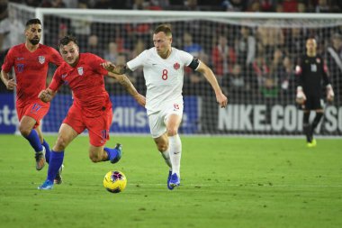 Amerikan Futbol Takımı 15 Kasım 2019 Cuma günü Orlando Florida 'daki Exploria Stadyumu' nda oynanan Concacaf Uluslar Ligi karşılaşmasında Kanada 'ya ev sahipliği yapmaktadır.