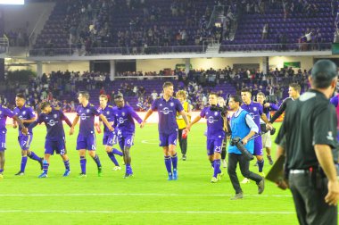 Orlando City, 5 Mart 2017 'de Orlando City Stadyumu' nda NYC FC 'ye ev sahipliği yaptı..  