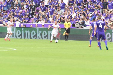Orlando City, 31 Mart 2018 'de Orlando Florida' daki Exploria Stadyumu 'nda New York Red Bulls' a ev sahipliği yaptı..  