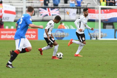 13 Ocak 2018 'de Orlando Florida' daki Spektrum Stadyumu 'nda düzenlenen Florida Kupası' nda Korucular Corinthianlara karşı..