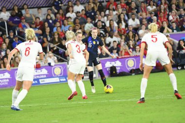 5 Mart 2020 'de Orlando Florida' daki Exploria Stadyumu 'nda düzenlenen 2020 SheBelieves Kupası' nda ABD - İngiltere Karşılaşması 