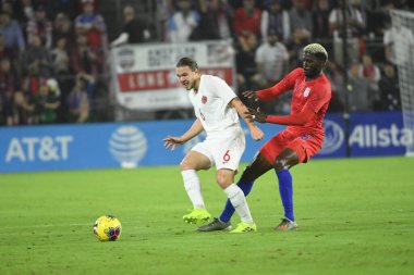 Amerikan Futbol Takımı 15 Kasım 2019 Cuma günü Orlando Florida 'daki Exploria Stadyumu' nda oynanan Concacaf Uluslar Ligi karşılaşmasında Kanada 'ya ev sahipliği yapmaktadır.