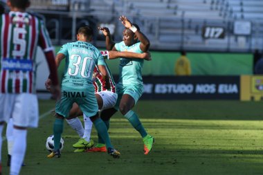 Fluminense, Florida Kupası 'nda 15 Ocak 2018' de Orlando Florida 'da oynanan Spektrum Stadyumu' nda Barcelona SC 'ye karşı..  