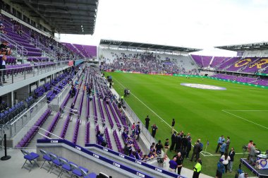 Orlando City, 5 Mart 2017 'de Orlando City Stadyumu' nda NYC FC 'ye ev sahipliği yaptı..  