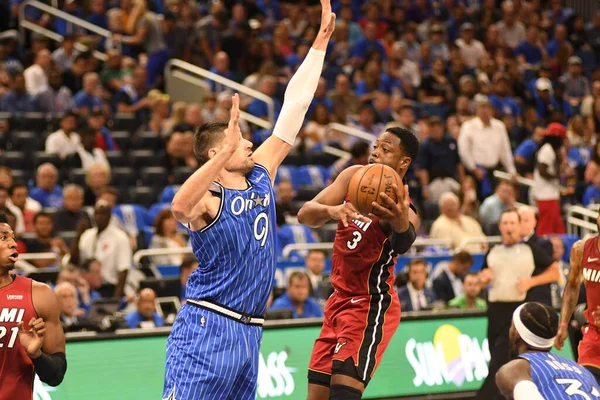 Orlando Magic Host Miami Heat Amway Center Στο Ορλάντο Της — Φωτογραφία Αρχείου