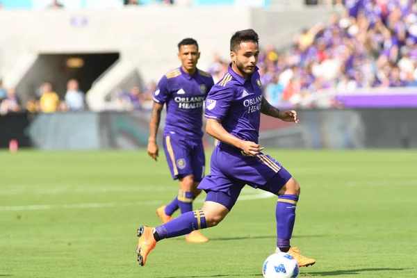Orlando City 8 Nisan 2018 'de Orlando Florida' daki Exploria Stadyumu 'nda Portland Timbers' a ev sahipliği yaptı.. 