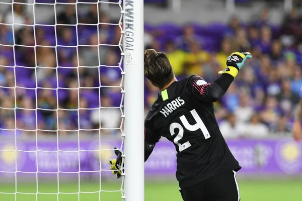Orlando Pride 28 Haziran 2018 'de Orlando City Stadyumu' nda Houston Dash 'e ev sahipliği yaptı..  