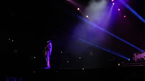 Cantante Usher Realiza Amway Center Orlando Florida Diciembre 2014 — Foto de Stock