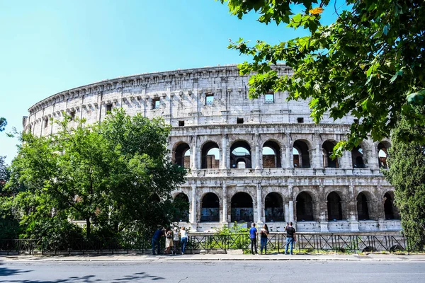 Beautiful View Famous Coloseum Rome Italy — Stock Photo, Image