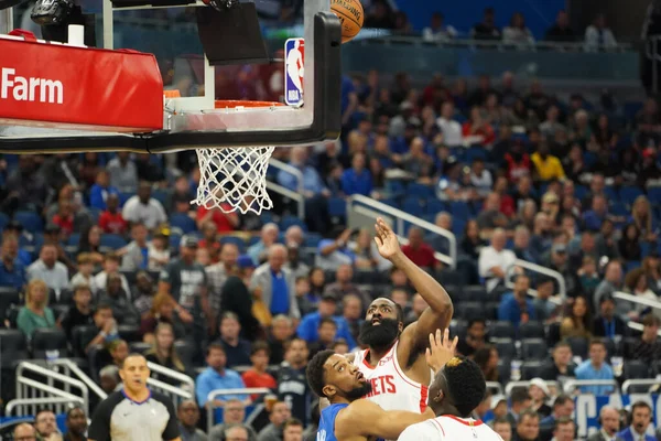 Orlando Magic Hostí Houston Rockets Amway Center Orlandu Floridě Pátek — Stock fotografie