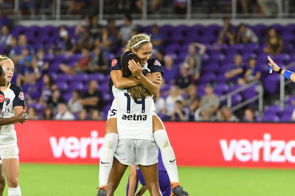 Orlando Pride Gastheer Van North Carolina Courage Exploria Stadium Mei — Stockfoto