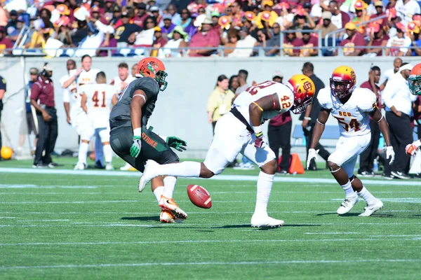 Florida Rattlers Face Bethune Cookman Wildcats Durig Florida Classics Camping — стокове фото