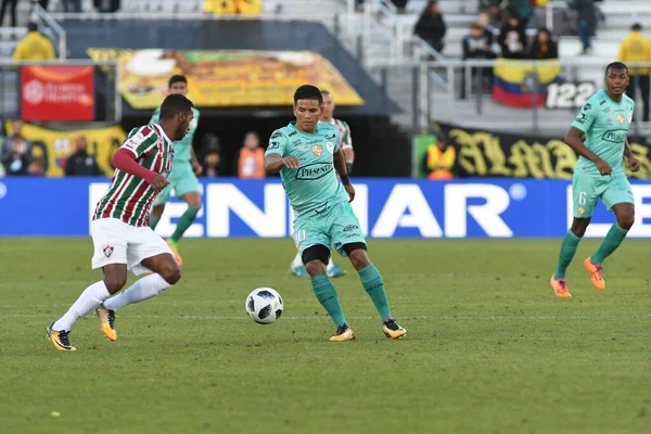 Fluminense Barcelona Lors Coupe Floride Spectrum Stadium Janvier 2018 Orlando — Photo