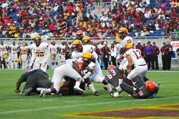 Florida Rattlers Enfrentar Bethune Cookman Wildcats Durig Clássicos Flórida Estádio — Fotografia de Stock