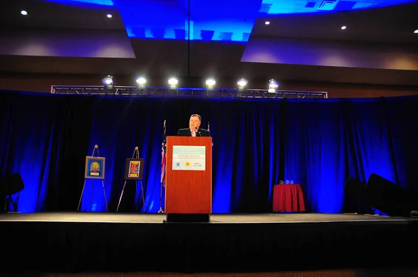 Florida Governer Rick Scott Speak Faith Symposium Orlando Florida October — Stock Photo, Image